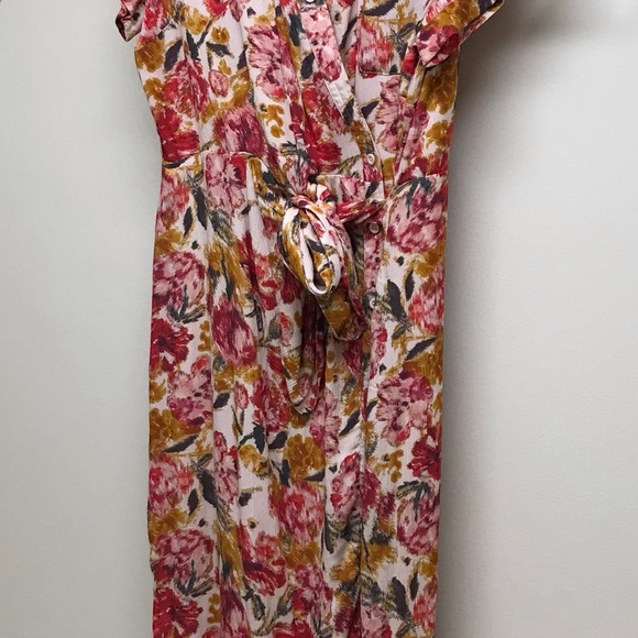 Garnet Hill Floral Wrap Dress 16 - Picture 11 of 11